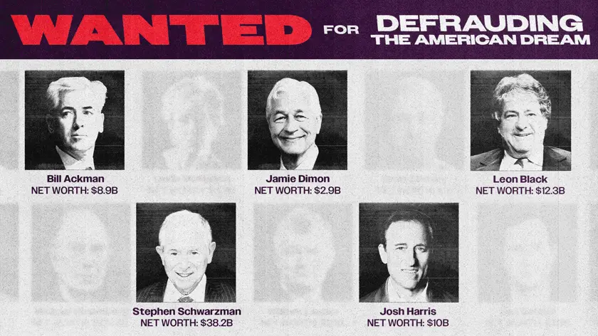 Fraudsters of Finance shareable graphic