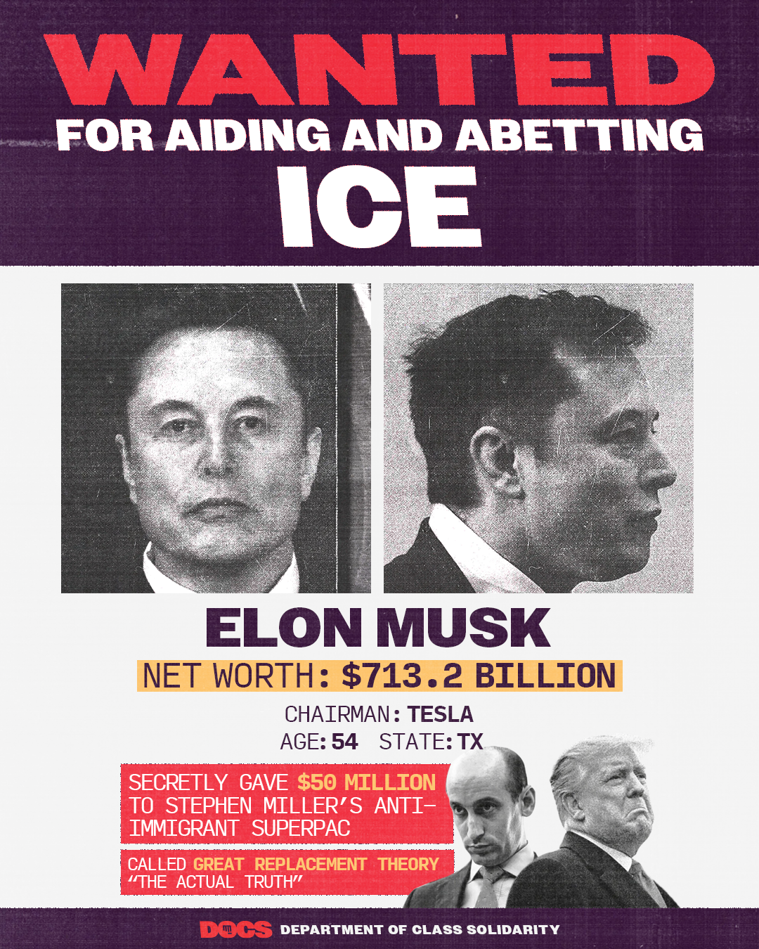 Docs Wanted Ice Elon
